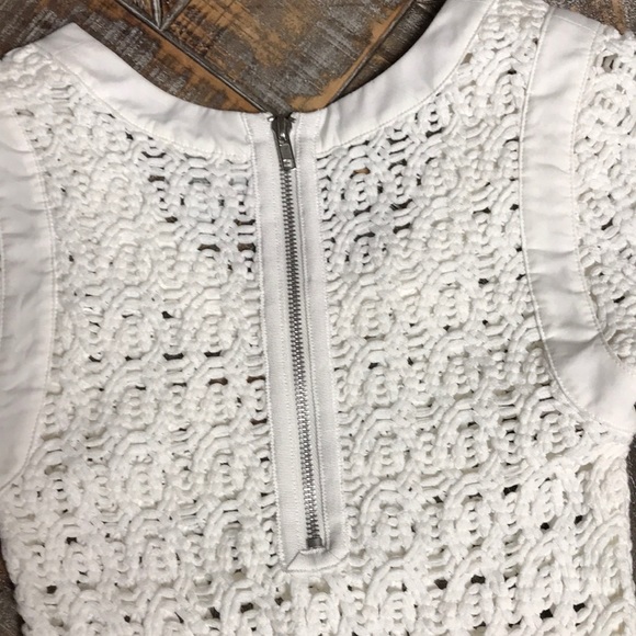 Wai Ming white crochet cotton dress. - Picture 4 of 4